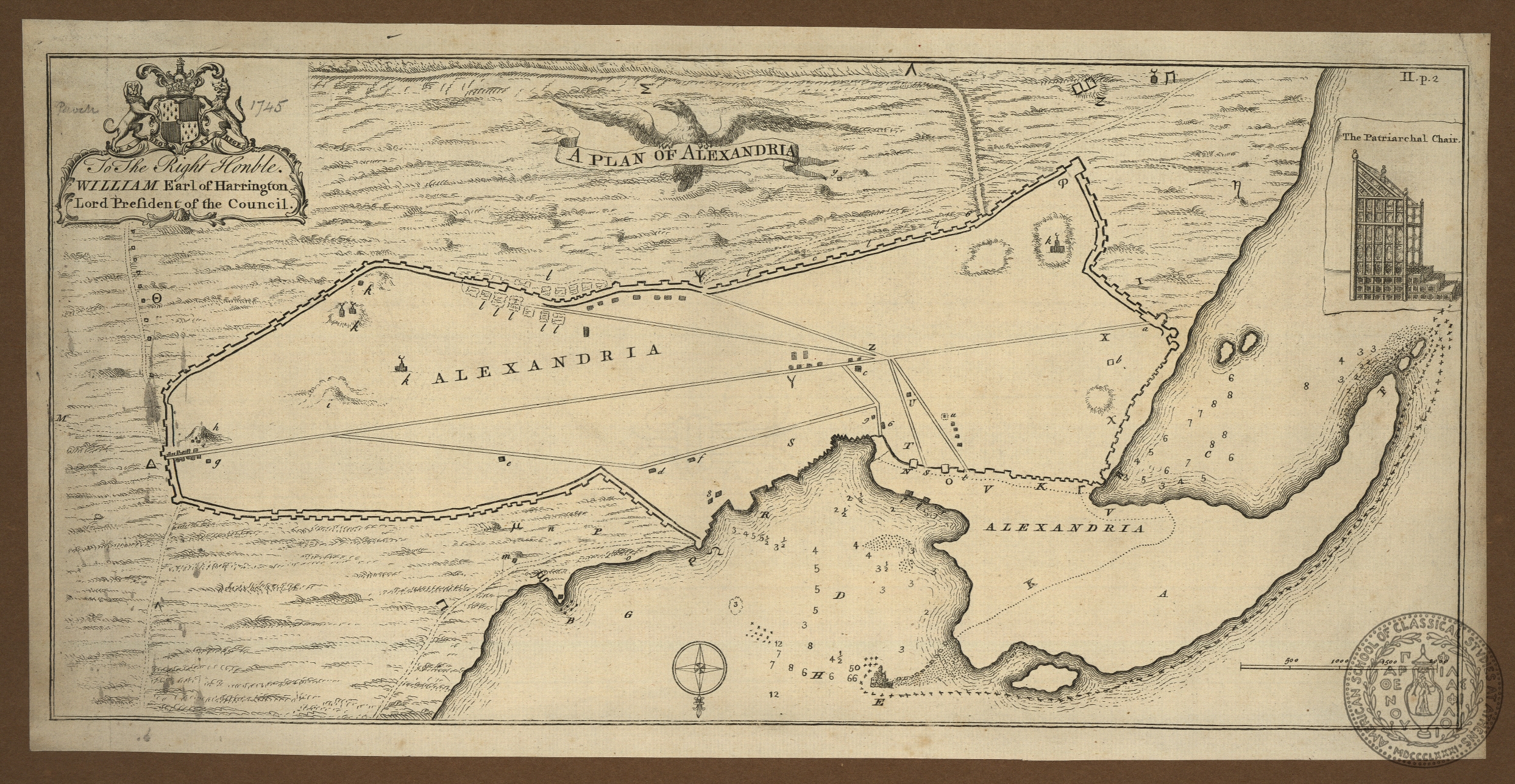 A plan of Alexandria.